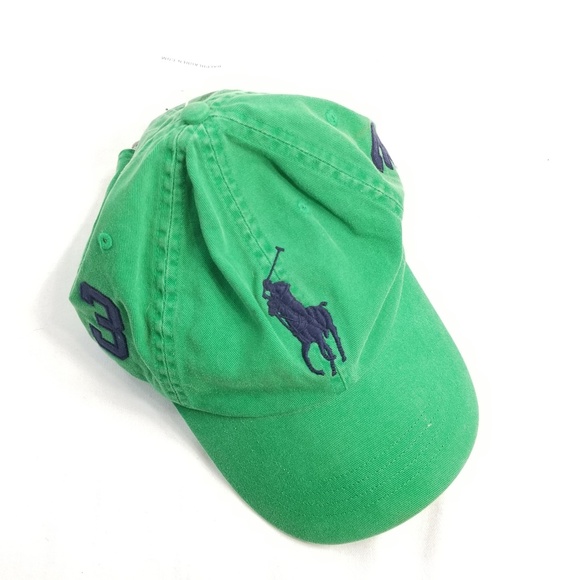 Polo Ralph Lauren Green Polo Player Baseball Hat - Picture 2 of 6